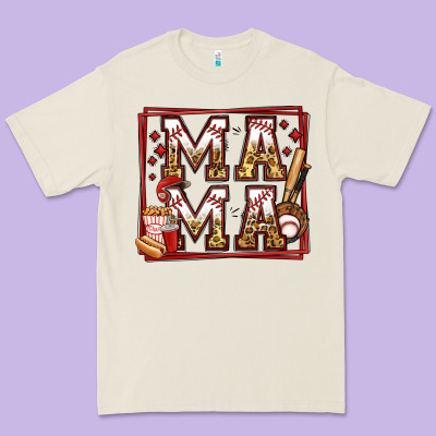 Baseball Mama Premium Tee Designed By Jasminsmagicworld