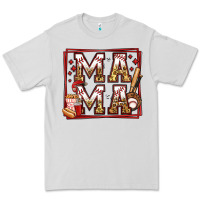 Dove Grey baseball mama Premium Tee - Jasminsmagicworld