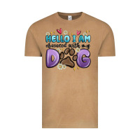 Vintage Camel hello i am obsessed with my dog Vintage Tee - MaliasSmallBusiness