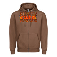 Chestnut kidney cancer warrior Zipper Hoodie - texasbilliewilder
