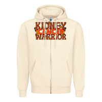 Sandshell kidney cancer warrior Zipper Hoodie - texasbilliewilder