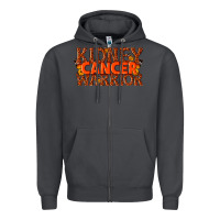 Smoke kidney cancer warrior Zipper Hoodie - texasbilliewilder