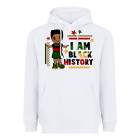 White i am black history black boy  juneteenth Heavyweight Hoodie - CowGirlArtShop