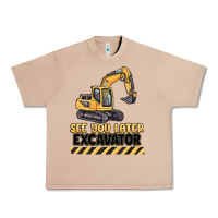 Burro see you later excavator Urban Heavy Tee - MaliasSmallBusiness