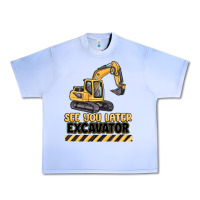 Grape Ice see you later excavator Urban Heavy Tee - MaliasSmallBusiness