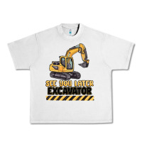 Lunar Rock see you later excavator Urban Heavy Tee - MaliasSmallBusiness