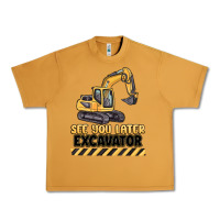 Peanut Butter see you later excavator Urban Heavy Tee - MaliasSmallBusiness