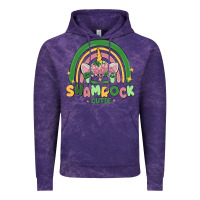 Cloud Purple shamrock cutie Vintage Hoodie - MaliasSmallBusiness