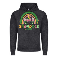 Vintage Black shamrock cutie Vintage Hoodie - MaliasSmallBusiness