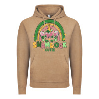 Vintage Coffee shamrock cutie Vintage Hoodie - MaliasSmallBusiness