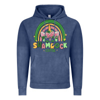 Vintage Denim shamrock cutie Vintage Hoodie - MaliasSmallBusiness