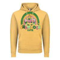 Vintage Mustard shamrock cutie Vintage Hoodie - MaliasSmallBusiness