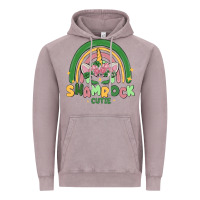 Vintage Zinc shamrock cutie Vintage Hoodie - MaliasSmallBusiness