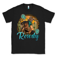 Black western rowdy Classic Tee - NancyCooperArtShop