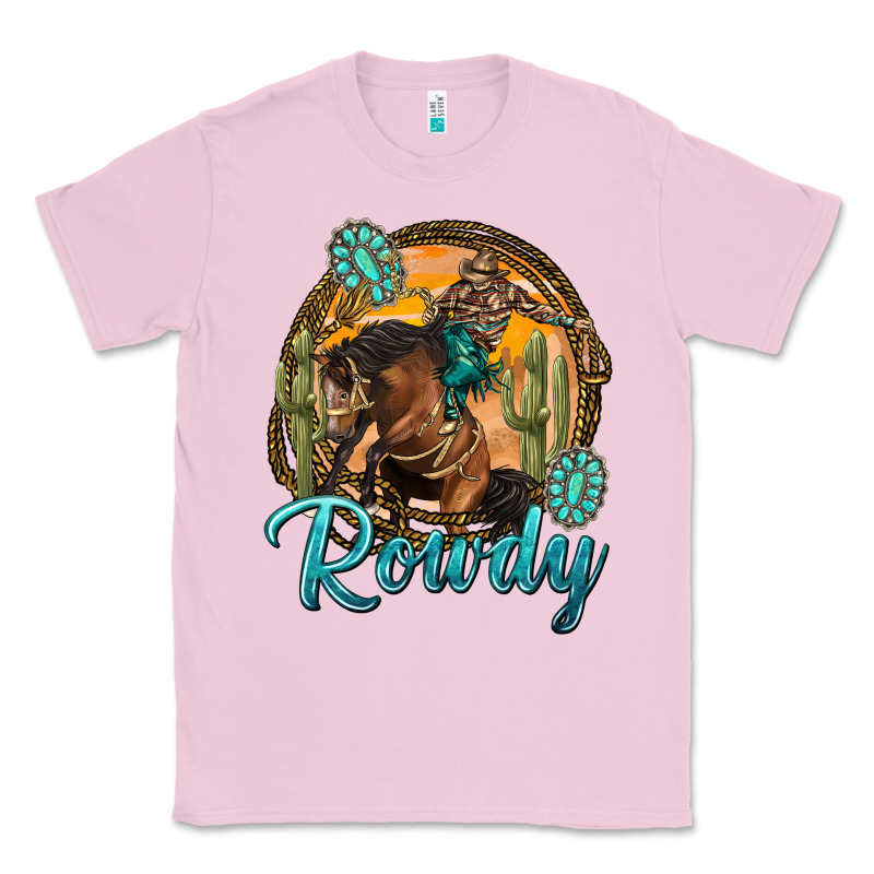 Western Rowdy Classic Tee by NancyCooperArtShop | Teevron