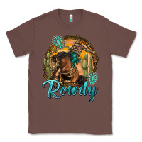 Chestnut western rowdy Classic Tee - NancyCooperArtShop