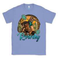 Colony Blue western rowdy Classic Tee - NancyCooperArtShop