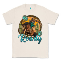 Natural western rowdy Classic Tee - NancyCooperArtShop