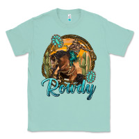 Seafoam western rowdy Classic Tee - NancyCooperArtShop