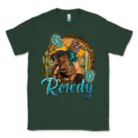 Sports Green western rowdy Classic Tee - NancyCooperArtShop