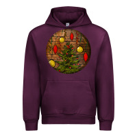 Mauve Wine christmas Urban Hoodie - BundleAndBundleShop