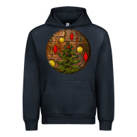 Navy christmas Urban Hoodie - BundleAndBundleShop