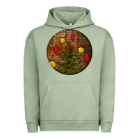 Pigment Oil Green christmas Urban Hoodie - BundleAndBundleShop