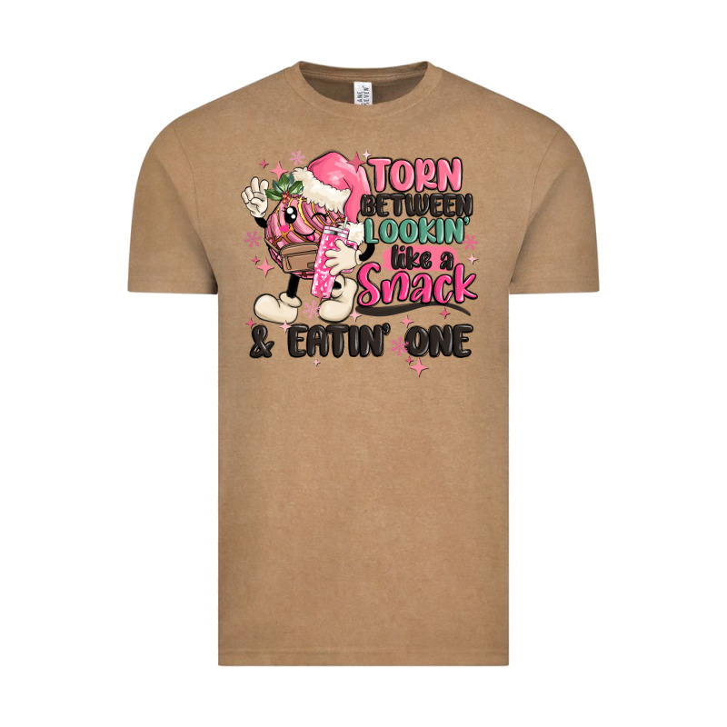 Torn Between Lookin' Like A Snack And Eatin' One Vintage Tee by MaliasSmallBusiness | Teevron