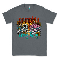 Charcoal Heather Pumpkin Everything Classic Tee - CowhideDigitalArt