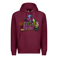 Burgundy witches brew Premium Hoodie - CowGirlArtShop