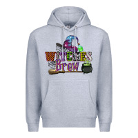 Heather Grey witches brew Premium Hoodie - CowGirlArtShop