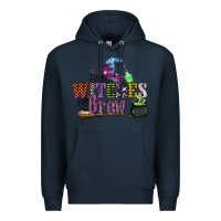 Navy witches brew Premium Hoodie - CowGirlArtShop