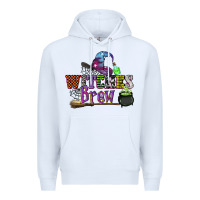 White witches brew Premium Hoodie - CowGirlArtShop