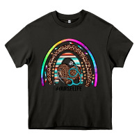 Asphalt nurse life rainbow Heavy Core Tee - JahusDesignShop