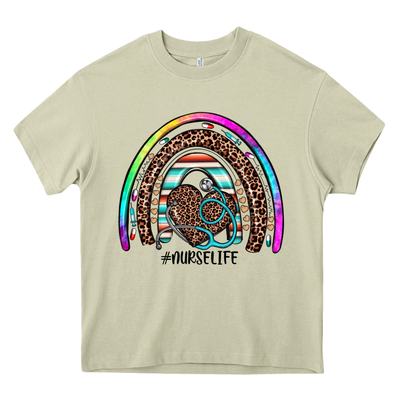 Nurse Life Rainbow Heavy Core Tee by JahusDesignShop | Teevron