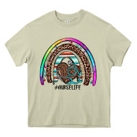 Mossy nurse life rainbow Heavy Core Tee - JahusDesignShop