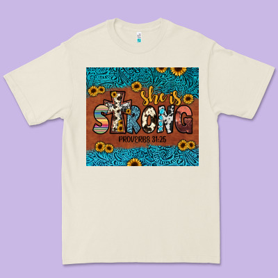She Is Strong Premium Tee Designed By Jahusdesignshop