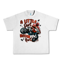 A Little Dirt Never Hurt Dirt Bike Urban Heavy Tee | Teevron