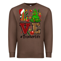 Chestnut love teacher life christmas Premium Sweatshirt - CowGirlArtShop