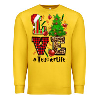 Lemon love teacher life christmas Premium Sweatshirt - CowGirlArtShop