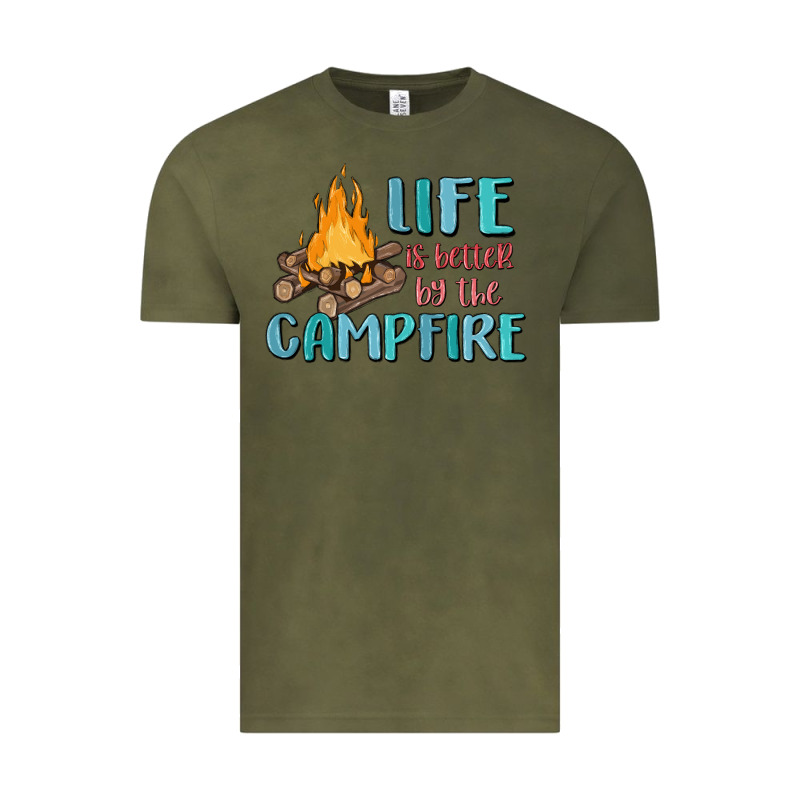 Life Is Better By The Campfire Vintage Tee by MaliasSmallBusiness | Teevron
