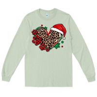 Matcha christmas paw heart Long Sleeve Tee - MaliasSmallBusiness