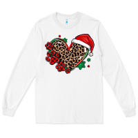 White christmas paw heart Long Sleeve Tee - MaliasSmallBusiness