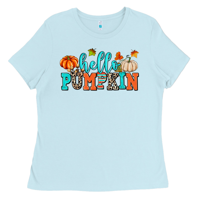 Hello Pumpkin Ladies Tee by AdoDesignShop | Teevron