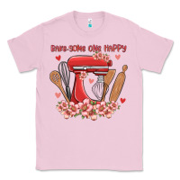 Bubblegum Pink bake same one happy Classic Tee - MaliasSmallBusiness