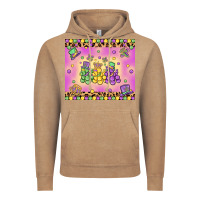 Vintage Coffee mardi gras bead dogs Vintage Hoodie - MaliasSmallBusiness
