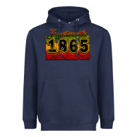Navy juneteenth 1865 Heavyweight Hoodie - CowGirlArtShop