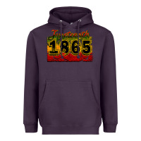 Plum juneteenth 1865 Heavyweight Hoodie - CowGirlArtShop