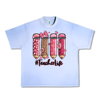 Grape Ice valentine's day teacher life pencils Urban Heavy Tee - MaliasSmallBusiness
