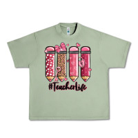 Oil Green valentine's day teacher life pencils Urban Heavy Tee - MaliasSmallBusiness